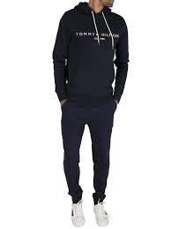 Check spelling or type a new query. Tommy Hilfiger Cotton Tommy Logo Hoodie In Blue For Men Save 29 Lyst