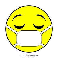 Face With Medical Mask Emoji Icons Vector Medical Masks Emoji Funny Emoji Faces