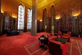 Bank Of New York Mellon Outlines Plans To Sell Headquarters Swings To Profit Architectural Inspiration Red Rooms Deco