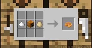 You will need pumpkin + egg + sugar. Https Matetreyes Com Misc Tomorrow I Premier The Minecraft Pumpkin Pie