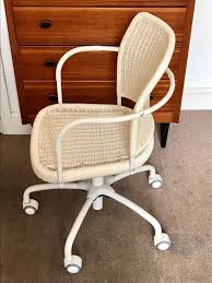 I immediately called pottery barn. Wicker Office Chairs Bmo Show