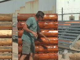 Find valspar® stain at lowe's! Log Restoration Part Iv Applying A Second Coat Of Stain Youtube