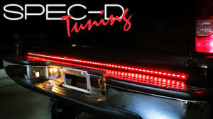 Specdtuning Installation Video Universal Truck Led Tailgate Light Bar Youtube
