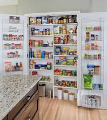 Shallow Pantry 9 Inches Deep But The Doors Have Been Utilized To Nearly Double The Storage Space Kitchen Pantry Design Pantry Design Shallow Pantry