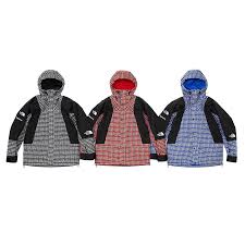Stockx's supreme x the north face catalog begins with the ss14 expedition collection and includes over 300 pieces from seasons since. Details Supreme Supreme The North Face Studded Mountain Light Jacket Supreme Community
