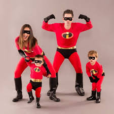 Fans of both the original incredibles film and incredibles 2 will get a kick out of recreating the iconic red superhero costumes worn by mom helen (a.k.a. This Last Minute Incredibles Halloween Costume Is Family Goals Brit Co