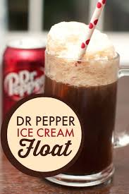 Dr Pepper Ice Cream Float Yummy I Love Drinking These Especially In The Summer Ice Cream Floats Stuffed Peppers Food