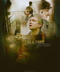 I M A Fake Nobody Could Be That Clever You Could Heart Brakes Into Millions Of Pieces Sherlock Fandom Sherlock Cast Sherlock John