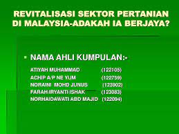 Pengeluaran bahan makanan · memenuhi keperluan bekalan makanan penduduk · kurang kos import bahan makanan · memenuhi keperluan keselamatan negara b. Ppt Revitalisasi Sektor Pertanian Di Malaysia Adakah Ia Berjaya Powerpoint Presentation Id 3732963