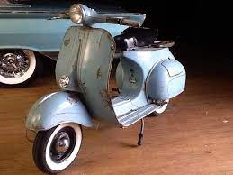 1961 Vespa Allstate Vna 125 With Great Original Blue Paint Vespa Vespa Vintage Vespa Models