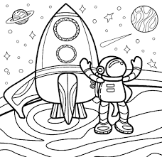 He is wearing very minute details of his space suit in this half bust image. Astronaut Coloring Pages 100 Coloring Pages For Kids