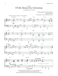 Download I Ll Be Home For Christmas Romantic Piano Sheet Music By Bing Crosby Sheet Music Christmas Piano Music Christmas Piano Sheet Music