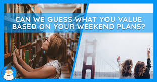 Don't you have any plans for this weekend? Plan Your Ideal Weekend And We Ll Reveal What You Value Most