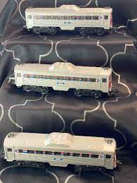 K Line Vintage Amtrak 3pc Passenger Train Set 26043 26042 26041 Ebay In 2021 Toy Train Layouts Train Set Passenger