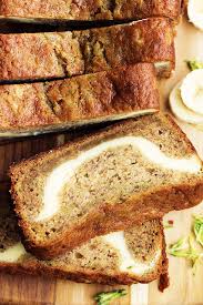 Cream Cheese Swirled Banana Zucchini Bread The Recipe Critic Zucchini Banana Bread Zucchini Bread Recipes Ripe Banana Recipe