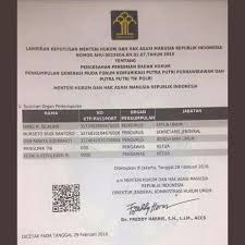 Tidak sah, kami sudah konfirmasi ke kemenkumham, ujar sudewo di hotel sultan jakarta. Pp Gm Fkppi On Twitter Sk Kemenkumham Gm Fkppi