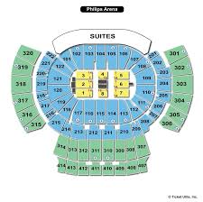 philips arena atlanta ga seating chart view