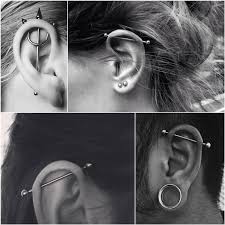 ear piercings chart ear piercings for men and women