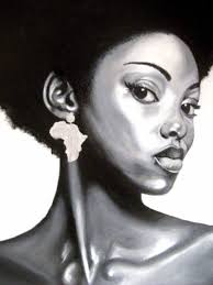 Artwork Black And White African American Art Beautiful Black Afro Art Black Love Art Black Women Art
