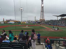 mcu park section 9 row m seat 1 brooklyn cyclones vs