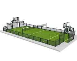 Das besondere an multisportanlagen ist, dass der zaun nicht einfach nur den ball aufhält. Multisportplatz Fur Offentliche Anlagen Tramex Multisports Court Benito