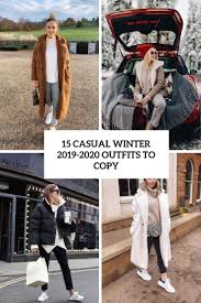 14.06.2020 la temporada de frío se caracteriza por colores neutros y oscuros, por lo que… 15 Casual Winter 2019 2020 Outfits To Copy Styleoholic