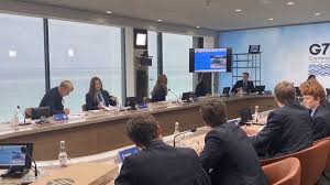 The group of seven (g7) is an intergovernmental organization consisting of canada, france, germany, italy, japan, the united kingdom and the united states. G7 Cornwall School Pupils Take Part In Mock Summit Bbc News