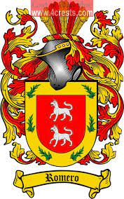 This famous spanish and portuguese surname is recorded in many forms including sancho, sanchez, sans, and the italian. Romero Coat Of Arms Romero Family Crest