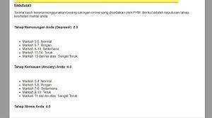 Take the depression, anxiety & stress test. Cara Uji Tahap Stres Depresi Anda Secara Online Kalau Teruk Jumpa Doktor