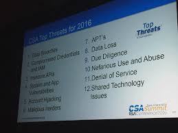 In 2012, cloud security alliance (csa) produced a survey that helped articulate cloud computing's most significant. Converge Network Digest Top Twelve Cloud Computing Threats