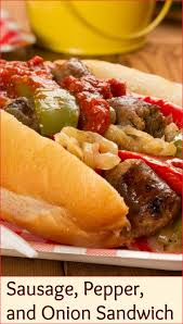 Sausage Pepper And Onion Sandwich Recipe Stuffed Peppers Sandwich Recipes Dinner Italian Sausage Recipes