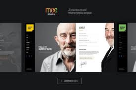 S resume cv portfolio one page html template themeforest. Download 185 Resume Web Templates Envato Elements