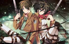 55 Gambar Anime Attack On Titan Eren Dan Mikasa Terlengkap Gambar Anime Keren Terlengkap Image of levi x mikasa shared by levi ackerman on we heart it.