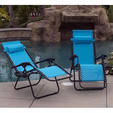 Chaise Lounge Set Of 2 Cushion Patio Chair Outdoor Recliner Folding Zero Gravity Zero Gravity Chair Patio Lounge Chair Outdoor Gravity Chair