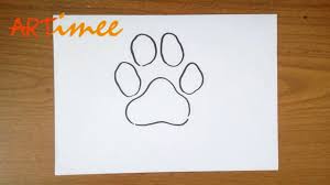 How To Draw A Paw Print Youtube Definitely going to help save my tokota characters.