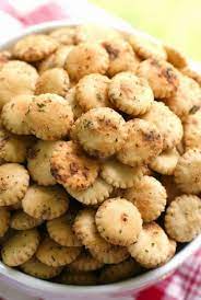 Easy Ranch Oyster Crackers Ranch Oyster Crackers Snacks Party Food Appetizers