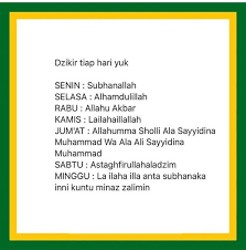 We did not find results for: Dzikir Senin Sampai Minggu Masnurul