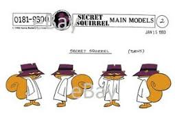 Boomerang mario was created in response to pom pom's boomerang projectile during the development of super mario 3d land. Secret Squirrel Main Model Sheet Secret Squirrel Turns B Ebay