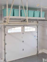 Basement storage shelves hanging garage shelves diy garage shelves garage organization handyman projects carpentry projects garage workbench plans cardboard furniture kid furniture. Overhead Garage Storage Shelf Her Tool Belt