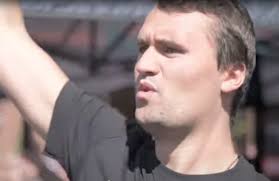 Conservative Charlie Kirk, 31, the co-founder of Turning Point USA and a  close ally to US President Donald Trump, known for his campus activities  and live debating mostly with younger students, seen