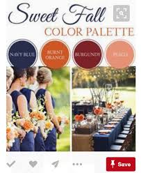 I am enjoying every minute of this beautiful sunny weather but i have to admit, i am ready for the fall season. November Wedding Colors