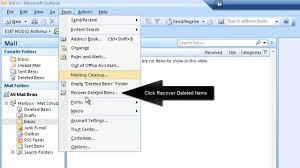 How To Recover Deleted E-Mail From Outlook 2007 - Youtube