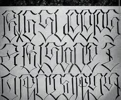 Lettering script lettering lettering styles calligraphy letters graffiti alphabet fonts graffiti lettering graffiti art gangster letters fonte alphabet. Chicano Gangster Fonts Alphabet Novocom Top