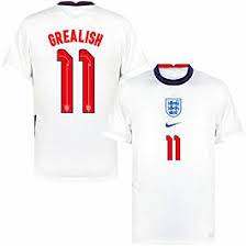Watch highlights of euro 2020 on bbc one, bbc two, the bbc sport website, app and bbc iplayer. Nike England Grealish 11 Home Trikot 2020 2021