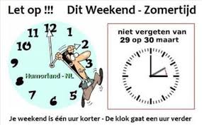 De zomertijd gaat vannacht weer in: Zomertijd Klok Verzetten Pewa Weblog