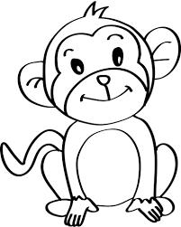 Dibujo Mono Para Colorear