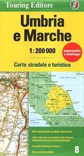 Sud, italia meridionale o mezzogiorno: Umbria E Marche Tci R08 Regional Road Map Tci Amazon De Bucher