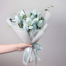 Blue Tulips Bouquet Tulip Bouquet Blue Tulips Bouquet
