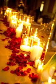 Pin By Mary Sushinski On Chinese Wedding Wedding Candles Table Wedding Petals Wedding Table Decorations Candles