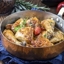 Ashkenazic Chicken With Wine Hindle Mit Vein Recipe Chicken Recipes Stuffed Peppers